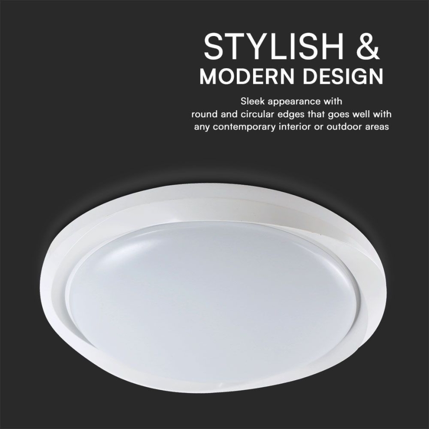 LED Stmievateľné stropné svietidlo LED/60W/230V 3000-6500K 49,2 cm biela + diaľkové ovládanie