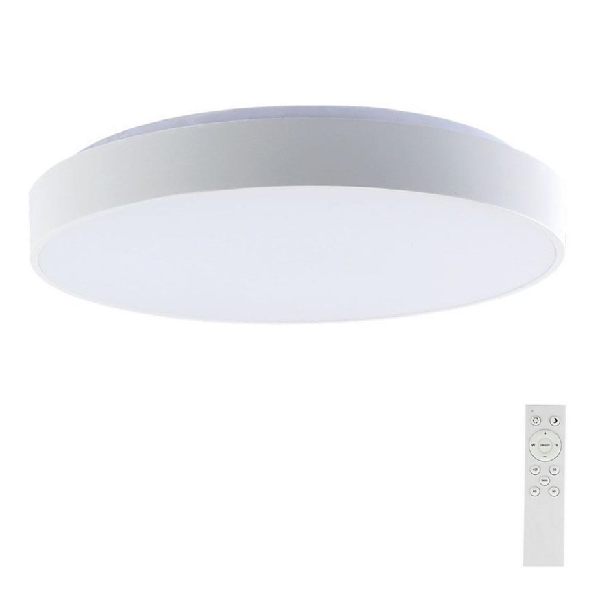 LED Stmievateľné stropné svietidlo LED/60W/230V 3000-6500K 49,5 cm biela + diaľkové ovládanie