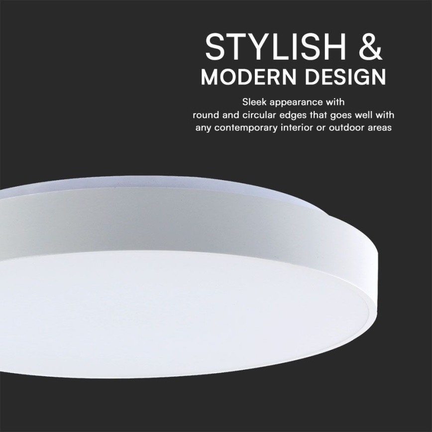 LED Stmievateľné stropné svietidlo LED/60W/230V 3000-6500K 49,5 cm biela + diaľkové ovládanie
