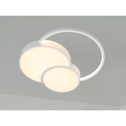 LED Stmievateľné stropné svietidlo LED/60W/230V 3000-6500K biela + diaľkové ovládanie
