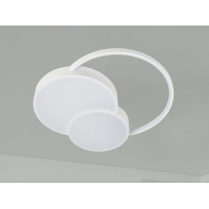 LED Stmievateľné stropné svietidlo LED/60W/230V 3000-6500K biela + diaľkové ovládanie