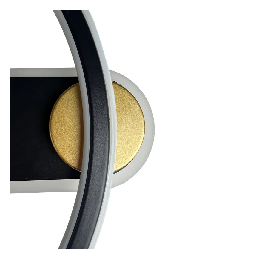 LED Stmievateľné stropné svietidlo LED/60W/230V 3000-6500K čierna + diaľkové ovládanie