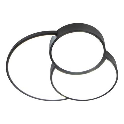 LED Stmievateľné stropné svietidlo LED/60W/230V 3000-6500K čierna + diaľkové ovládanie