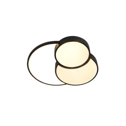 LED Stmievateľné stropné svietidlo LED/60W/230V 3000-6500K čierna + diaľkové ovládanie