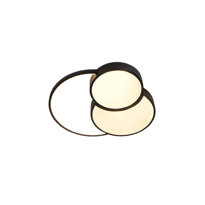 LED Stmievateľné stropné svietidlo LED/60W/230V 3000-6500K čierna + diaľkové ovládanie