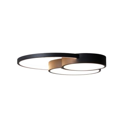 LED Stmievateľné stropné svietidlo LED/60W/230V 3000-6500K čierna + diaľkové ovládanie