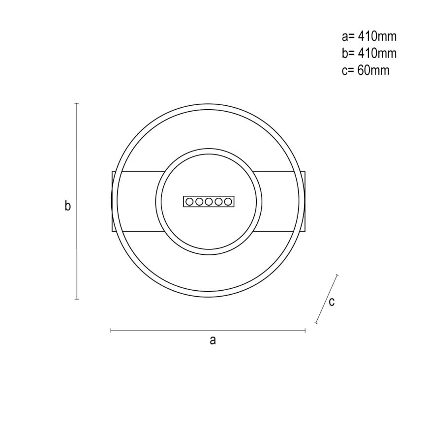 LED Stmievateľné stropné svietidlo LED/60W/230V 3000-6500K + diaľkové ovládanie
