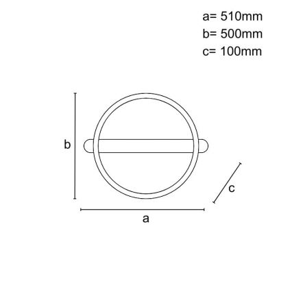 LED Stmievateľné stropné svietidlo LED/60W/230V 3000-6500K + diaľkové ovládanie