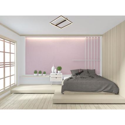 LED Stmievateľné stropné svietidlo LED/60W/230V 3000-6500K + diaľkové ovládanie