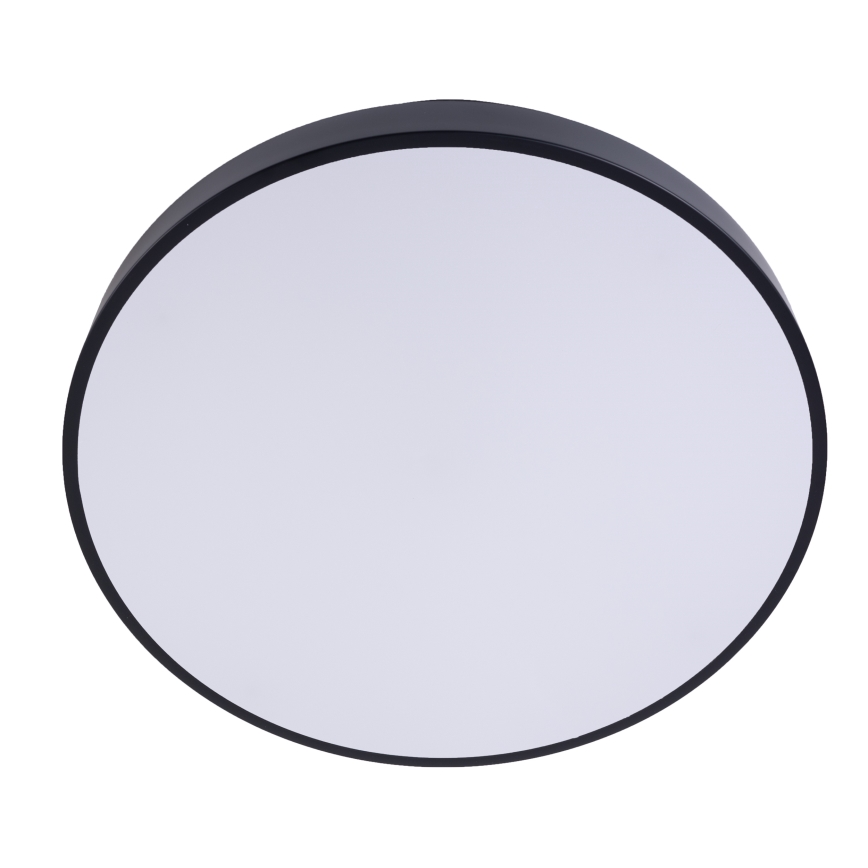 LED Stmievateľné stropné svietidlo LED/60W/230V 3000-6500K pr. 60 cm čierna + diaľkové ovládanie