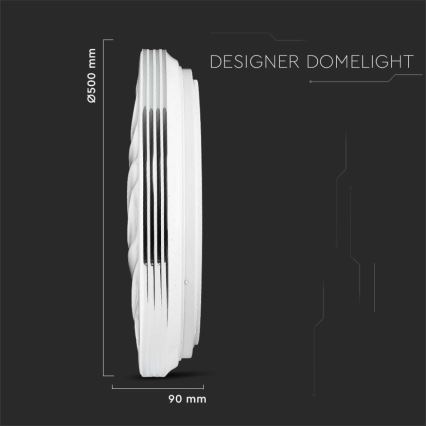 LED Stmievateľné stropné svietidlo LED/60W/230V 3000K/4000K/6500K + diaľkové ovládanie