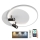 LED Stmievateľné stropné svietidlo LED/65W/230V 3000-6500K biela + diaľkové ovládanie