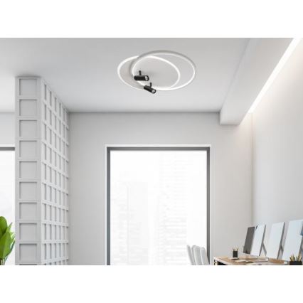 LED Stmievateľné stropné svietidlo LED/65W/230V 3000-6500K biela + diaľkové ovládanie