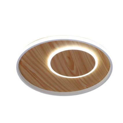 LED Stmievateľné stropné svietidlo LED/65W/230V 3000-6500K hnedá +diaľkové ovládanie