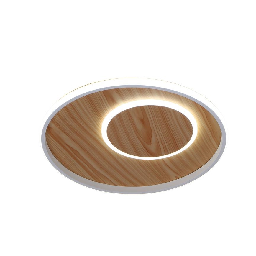 LED Stmievateľné stropné svietidlo LED/65W/230V 3000-6500K hnedá +diaľkové ovládanie