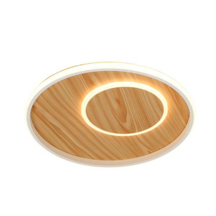LED Stmievateľné stropné svietidlo LED/65W/230V 3000-6500K hnedá +diaľkové ovládanie