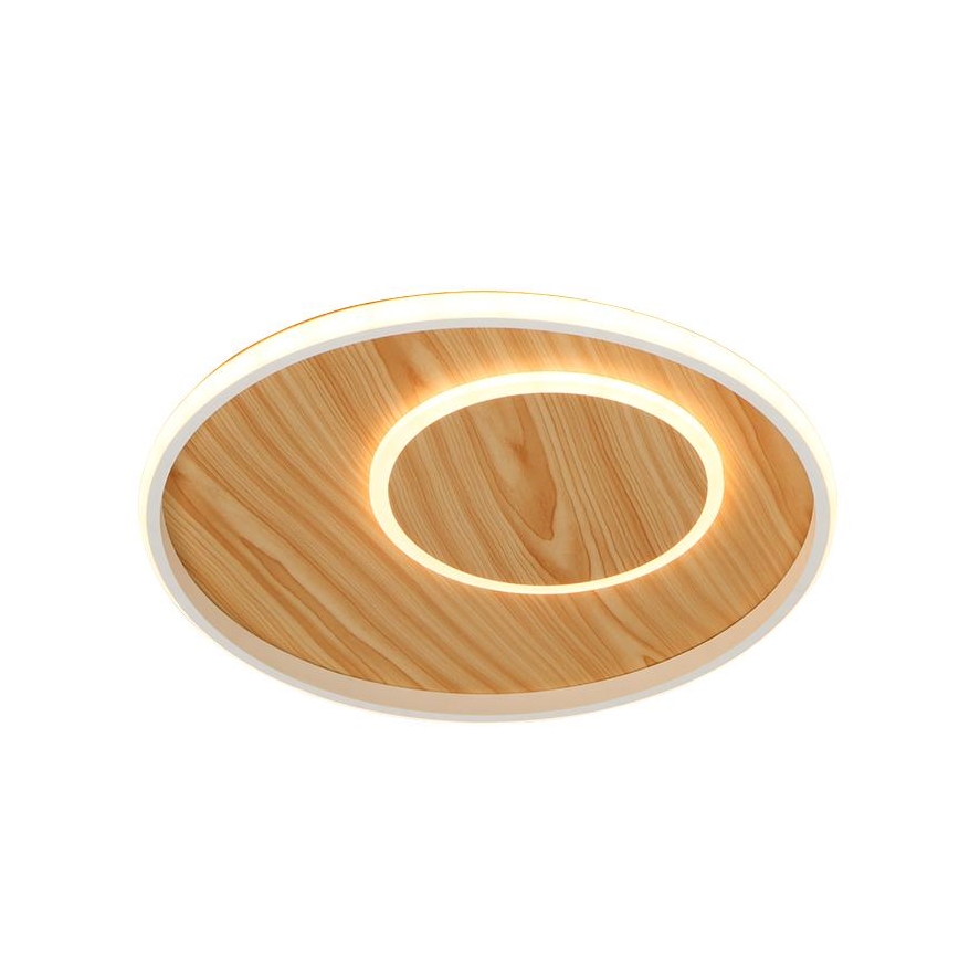 LED Stmievateľné stropné svietidlo LED/65W/230V 3000-6500K hnedá +diaľkové ovládanie