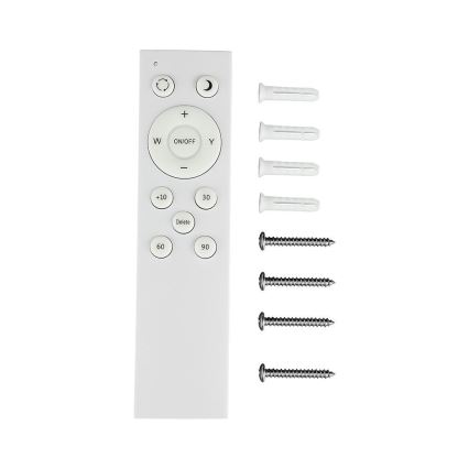 LED Stmievateľné stropné svietidlo LED/72W/230V 3000-6500K pr. 67 cm biela + diaľkové ovládanie