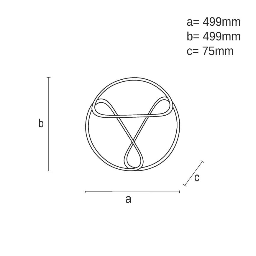 LED Stmievateľné stropné svietidlo LED/75W/230V 3000-6500K hnedá/čierna + diaľkové ovládanie