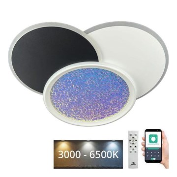 LED Stmievateľné stropné svietidlo LED/80W/230V 3000-6500K biela + diaľkové ovládanie