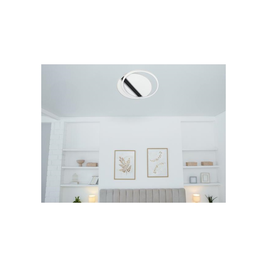 LED Stmievateľné stropné svietidlo LED/80W/230V 3000-6500K biela + diaľkové ovládanie