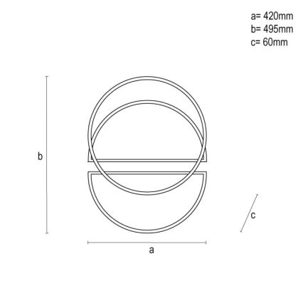 LED Stmievateľné stropné svietidlo LED/80W/230V 3000-6500K biela + diaľkové ovládanie