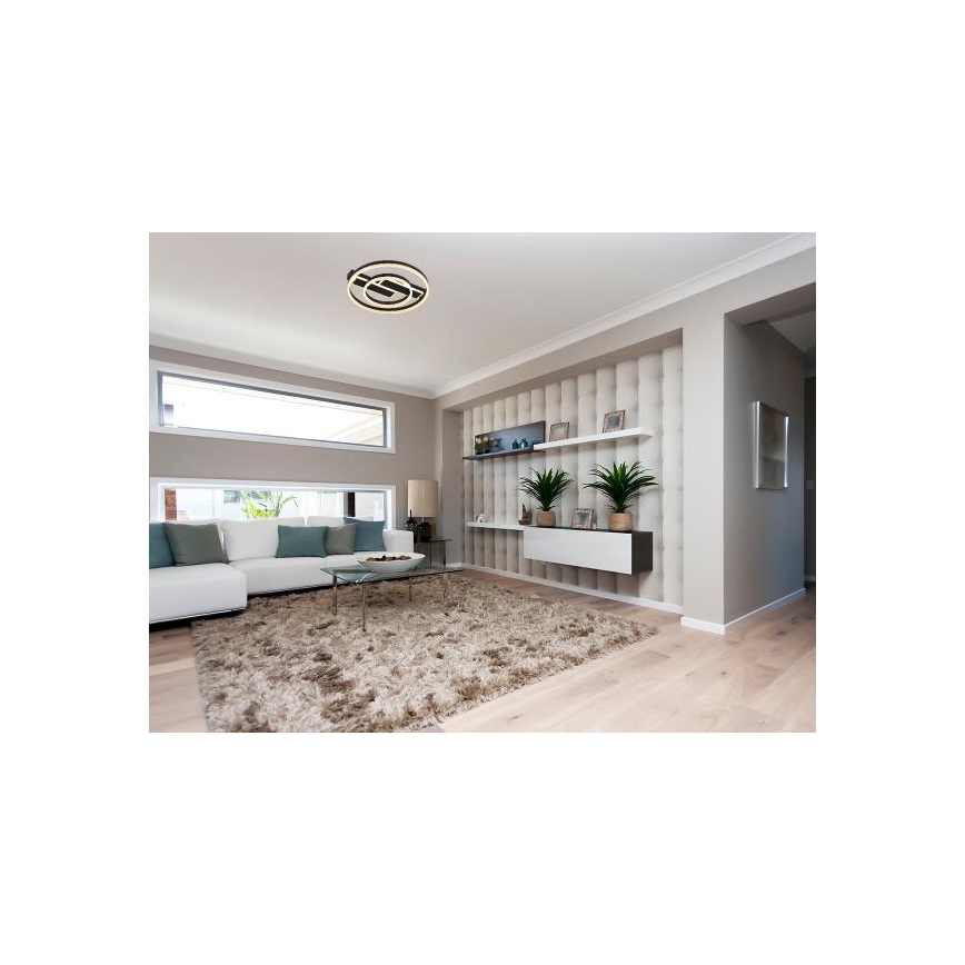 LED stmievateľné stropné svietidlo LED/80W/230V 3000-6500K + diaľkové ovládanie