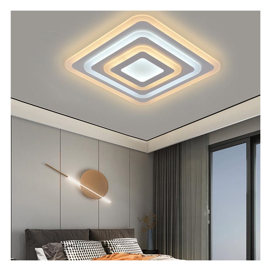 LED Stmievateľné stropné svietidlo LED/80W/230V 3000-6500K + diaľkové ovládanie