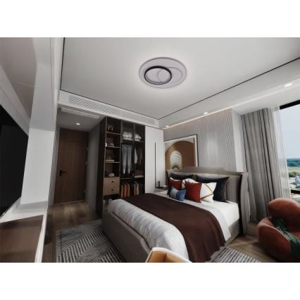 LED Stmievateľné stropné svietidlo LED/85W/230V 3000-6500K + diaľkové ovládanie