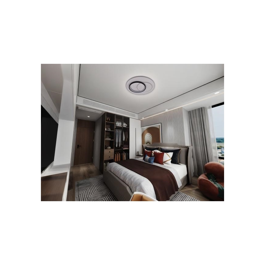 LED Stmievateľné stropné svietidlo LED/85W/230V 3000-6500K + diaľkové ovládanie