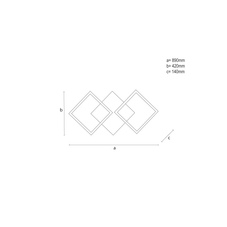 LED stmievateľné stropné svietidlo LED/85W/230V 3000-6500K + diaľkové ovládanie