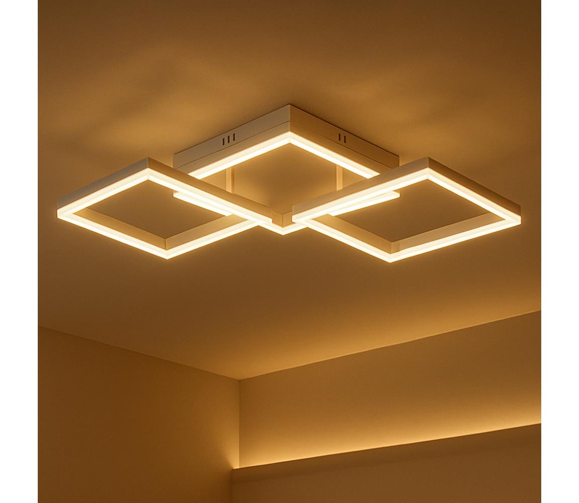 LED Stmievateľné stropné svietidlo LED/85W/230V 3000-6500K + diaľkové ovládanie TA1341/W