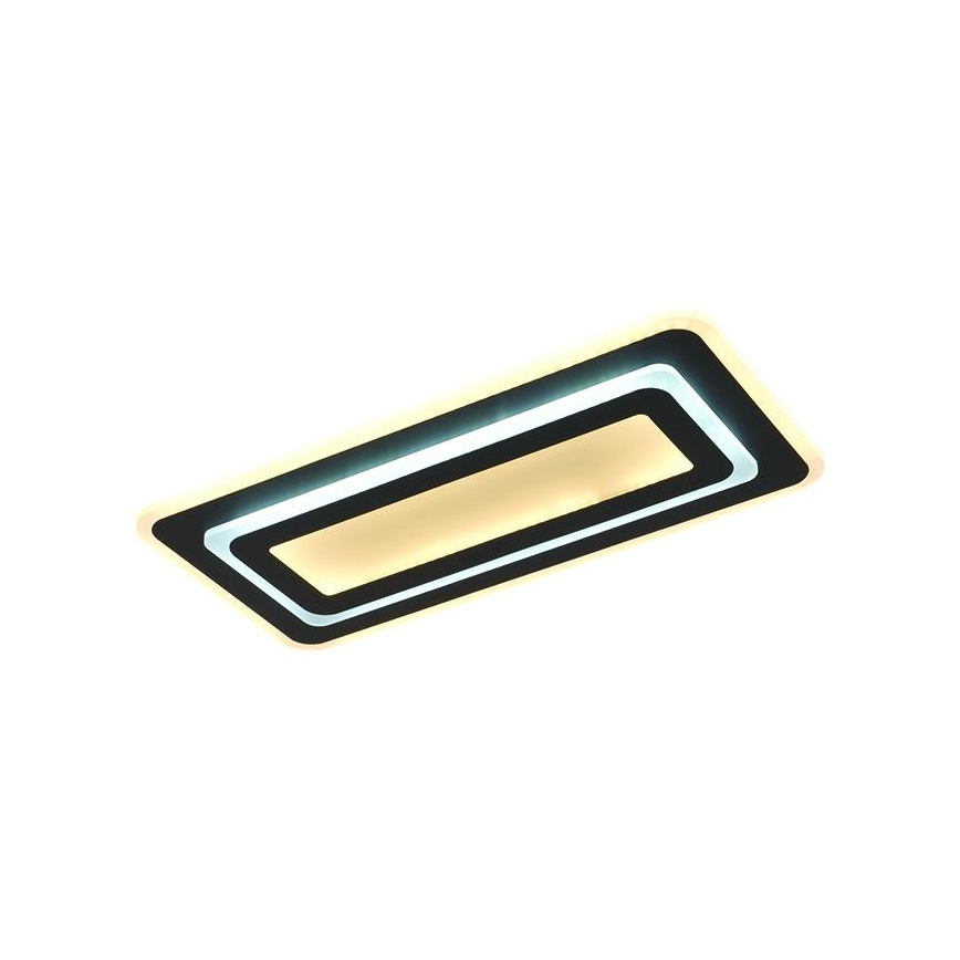 LED Stmievateľné stropné svietidlo LED/85W/230V 3000-6500K čierne + diaľkové ovládanie