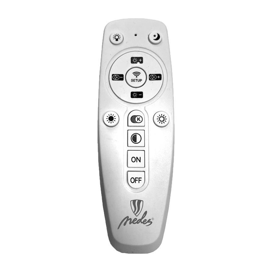 LED Stmievateľné stropné svietidlo LED/85W/230V 3000-6500K čierne + diaľkové ovládanie
