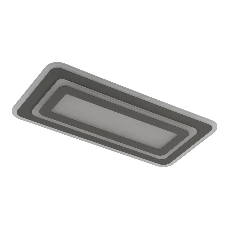 LED stmievateľné stropné svietidlo LED/85W/230V 3000-6500K šedé + diaľkové ovládanie