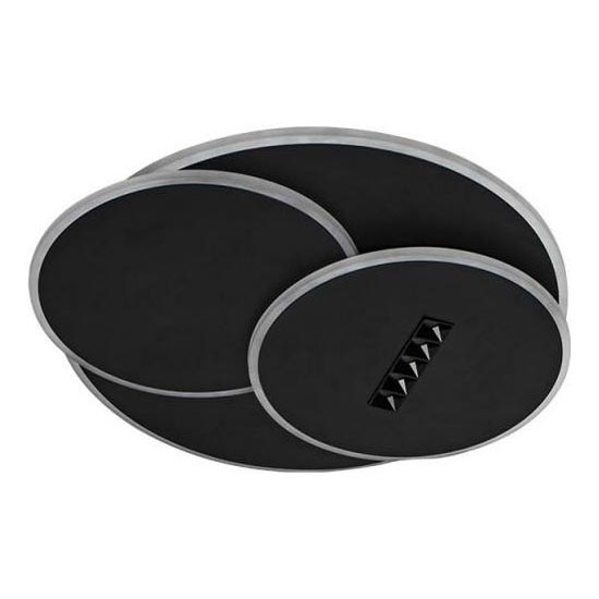 LED Stmievateľné stropné svietidlo LED/90W/230V 3000-6500K čierna + diaľkové ovládanie