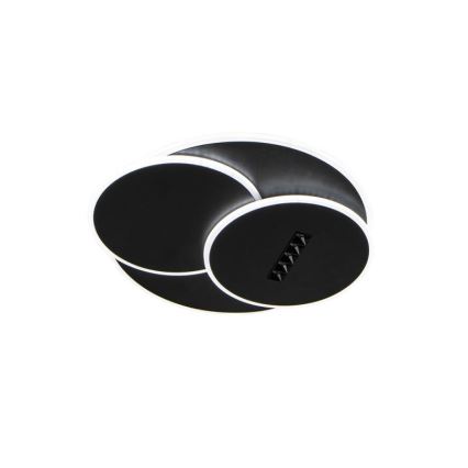 LED Stmievateľné stropné svietidlo LED/90W/230V 3000-6500K čierna + diaľkové ovládanie