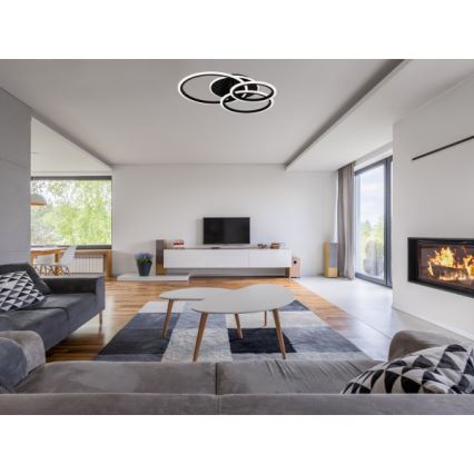 LED Stmievateľné stropné svietidlo LED/90W/230V 3000-6500K + diaľkové ovládanie