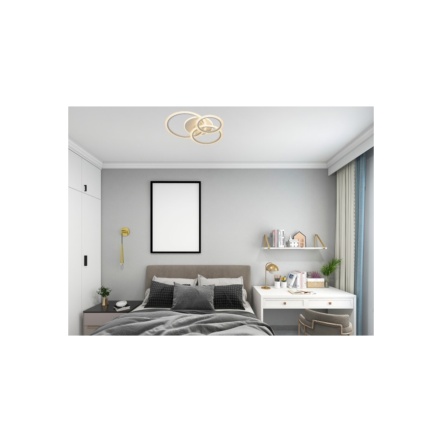 LED Stmievateľné stropné svietidlo LED/90W/230V 3000-6500K + diaľkové ovládanie