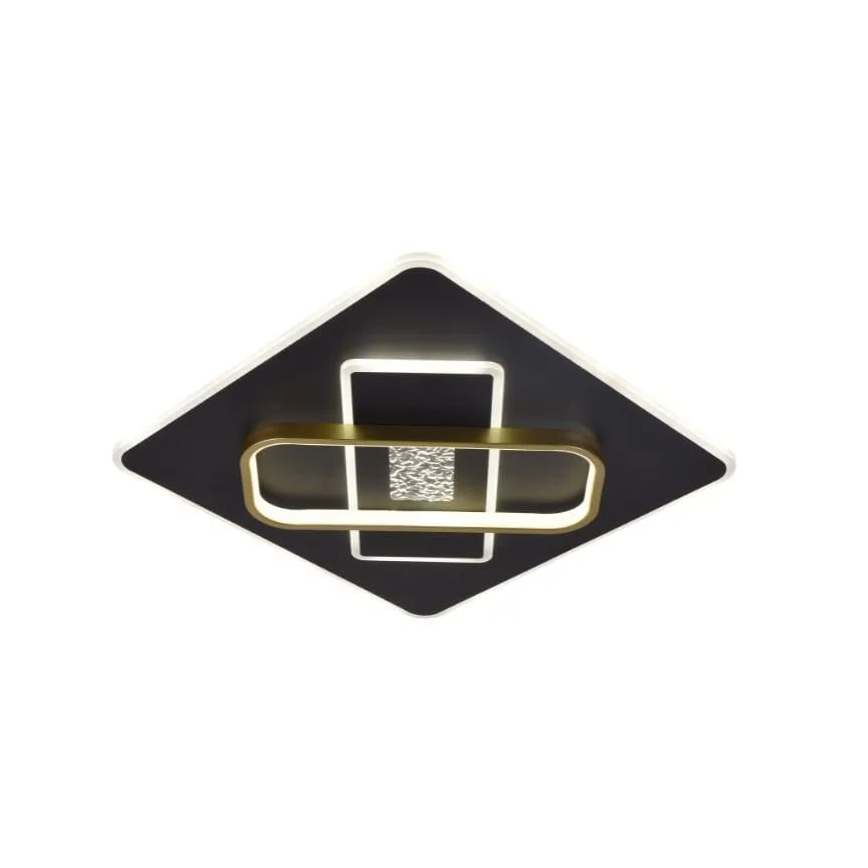 LED Stmievateľné stropné svietidlo LED/90W/230V 3000-6500K čierna + diaľkové ovládanie