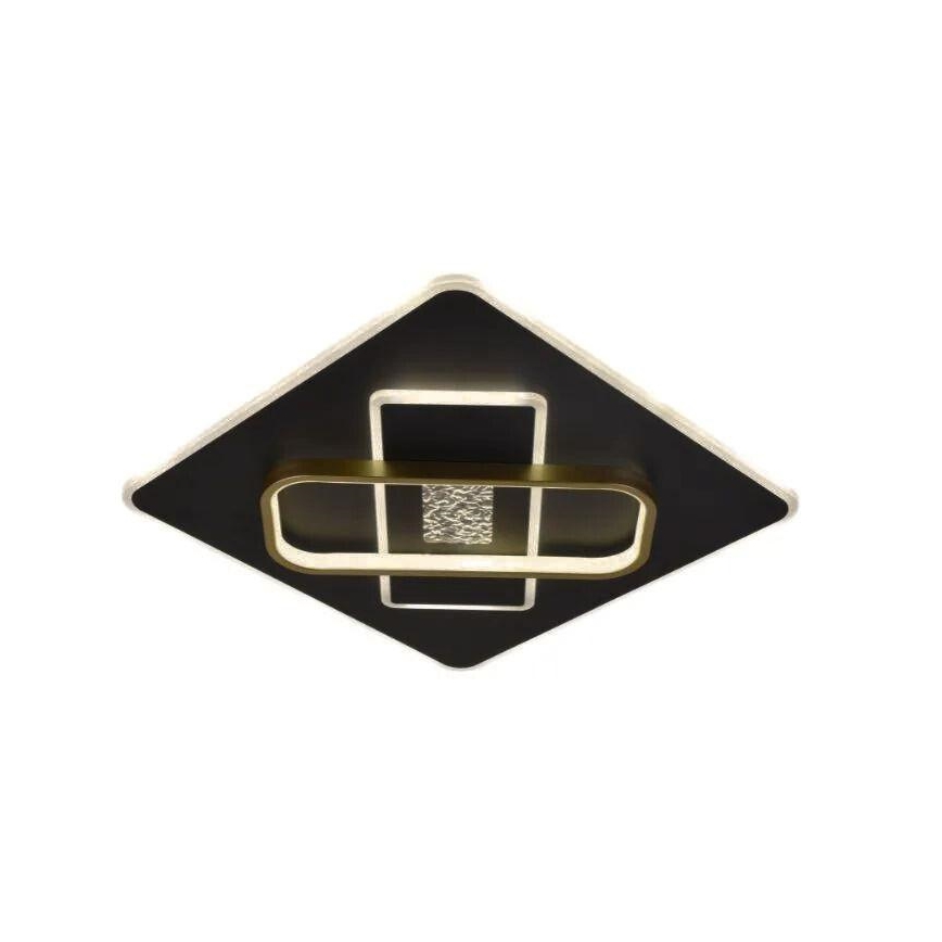 LED Stmievateľné stropné svietidlo LED/90W/230V 3000-6500K čierna + diaľkové ovládanie