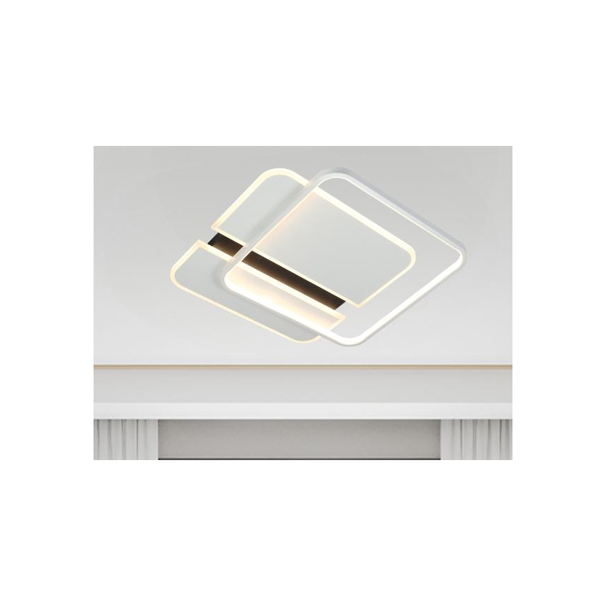 LED Stmievateľné stropné svietidlo LED/95W/230V 3000-6500K biela + diaľkové ovládanie
