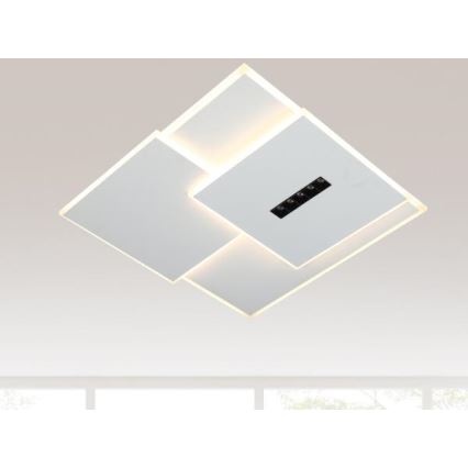 LED Stmievateľné stropné svietidlo LED/95W/230V 3000-6500K biela + diaľkové ovládanie