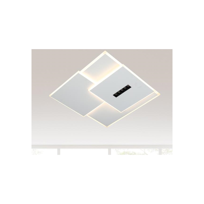 LED Stmievateľné stropné svietidlo LED/95W/230V 3000-6500K biela + diaľkové ovládanie