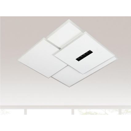 LED Stmievateľné stropné svietidlo LED/95W/230V 3000-6500K biela + diaľkové ovládanie