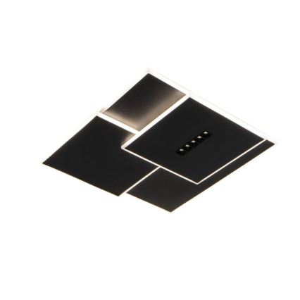 LED Stmievateľné stropné svietidlo LED/95W/230V 3000-6500K čierna + diaľkové ovládanie