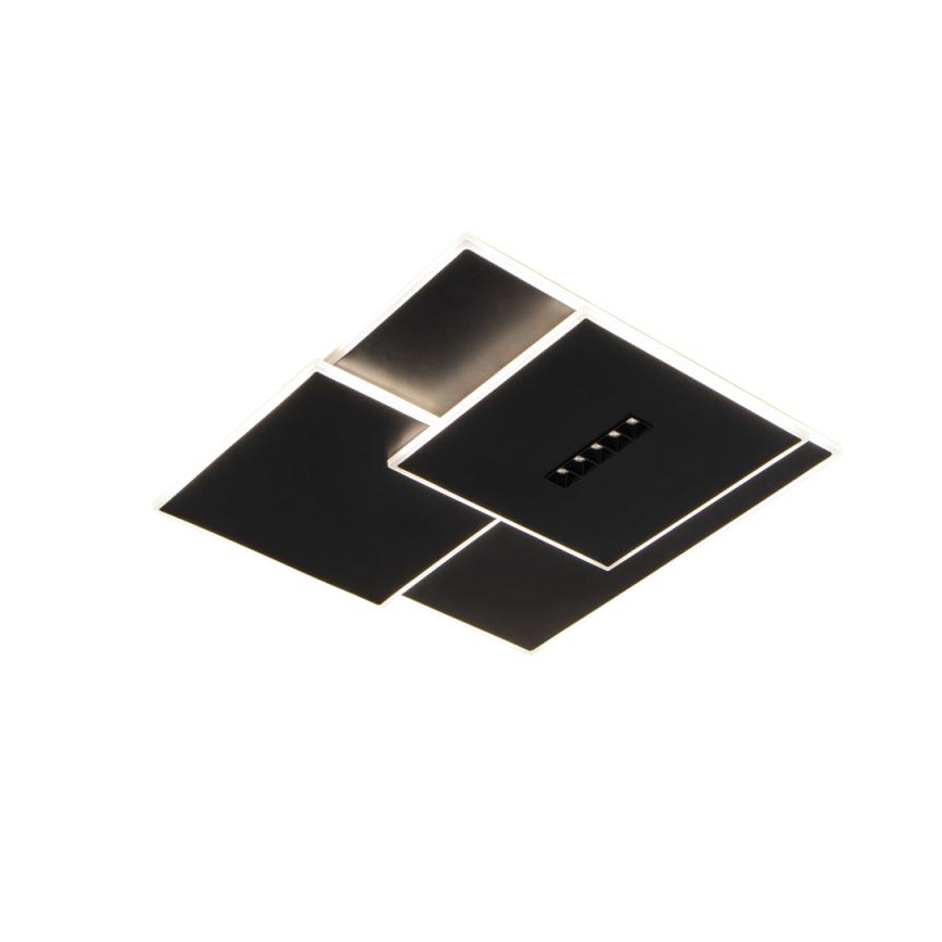 LED Stmievateľné stropné svietidlo LED/95W/230V 3000-6500K čierna + diaľkové ovládanie