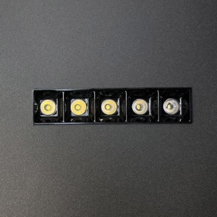 LED Stmievateľné stropné svietidlo LED/95W/230V 3000-6500K čierna + diaľkové ovládanie