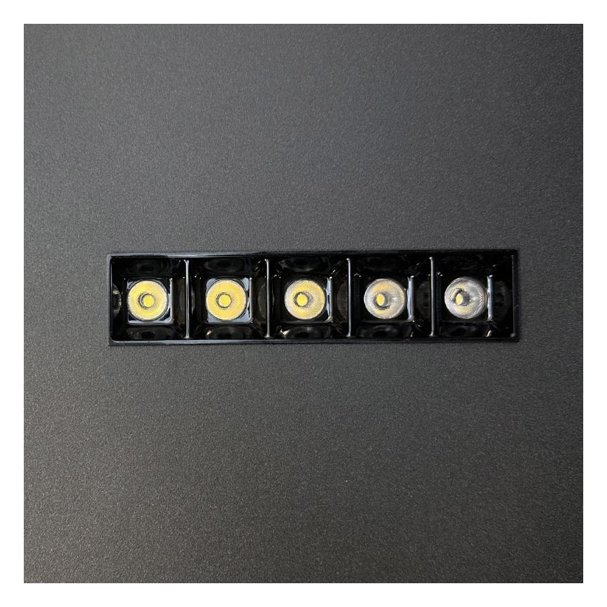 LED Stmievateľné stropné svietidlo LED/95W/230V 3000-6500K čierna + diaľkové ovládanie