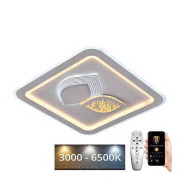 LED Stmievateľné stropné svietidlo LED/95W/230V 3000-6500K + diaľkové ovládanie